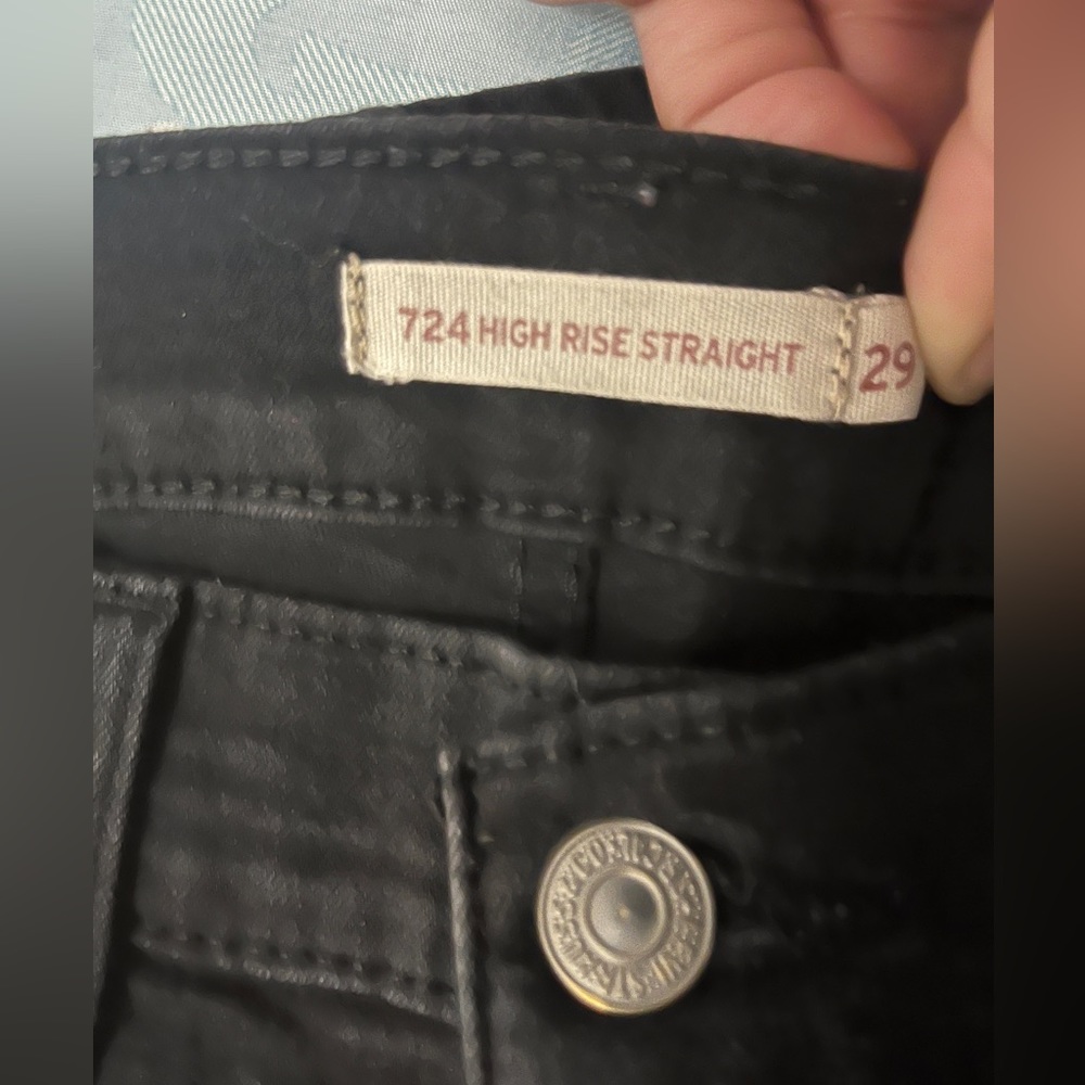 Black high jeans size 29